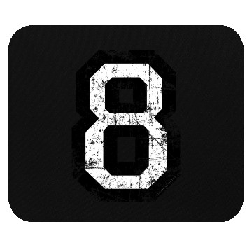 Discover Number 8 (Vintage White) Mouse Pads