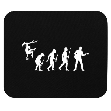 Discover Evolution Man Guitar Mouse Pads