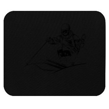 Discover Mogul skiing Mouse Pads
