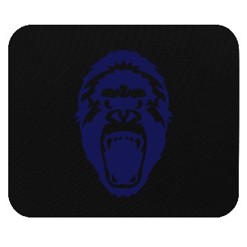 Discover gorilla head wild animal Mouse Pads