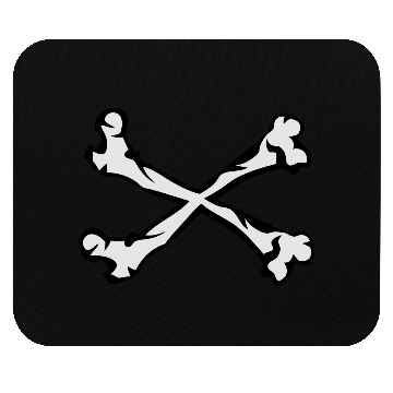 Discover cross bones skeleton bones 407 Mouse Pads