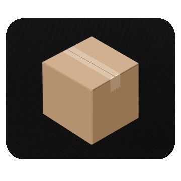 Discover 3D Isometric Cardboard Box Mouse Pads