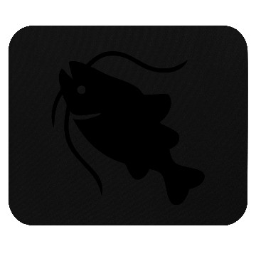 Discover Catfish Silhouette Mouse Pads