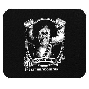 Discover Chewbacca Wookiee - Let the wookie win Mouse Pads