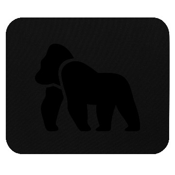 Discover Gorilla Silhouette (Ape) Mouse Pads
