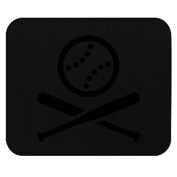 Discover Baseball Softball Icon Pictogram Mouse Pads