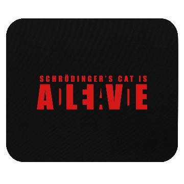 Discover Geek Mouse Pads: Schrödinger's Cat