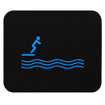 Discover Diving Icon Mouse Pads