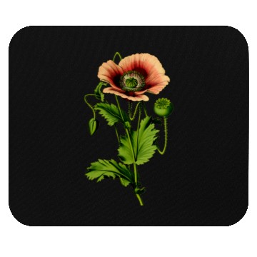 Discover Opium poppy 4 Mouse Pads