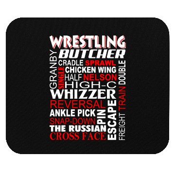 Discover Wrestling - Butcher Freight train double Mouse Pads