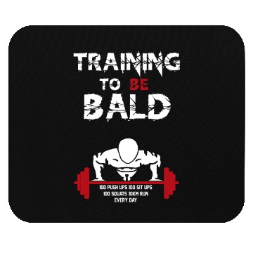 Discover Gym - Training to be bald, push Postal Service, sit up, squat Mouse Pads