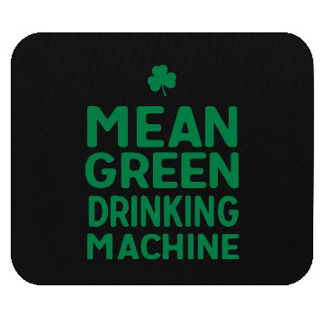 Discover Mean Green Drinking Machine Mouse Pads