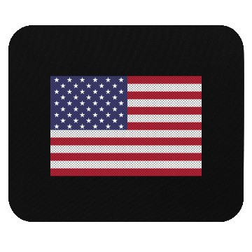 Discover Independence Day cross-stitch american flag Mouse Pads