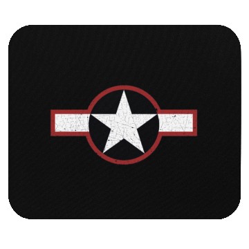Discover Vintage Look US Forces Roundel 1943 Mouse Pads