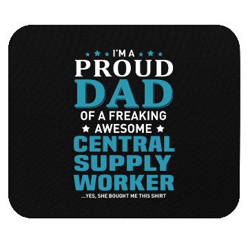 Discover Central Supply Worker Mouse Pads