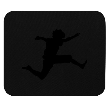 Discover Jumping Boy Silhouette Mouse Pads