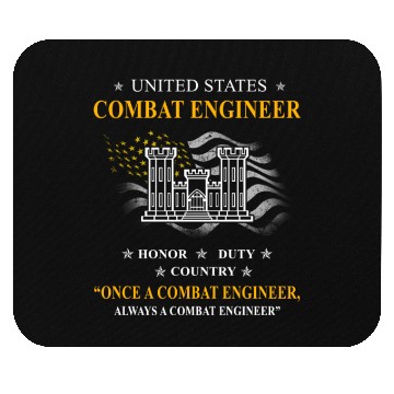 Discover combat engineer, us army combat engineer, army com Mouse Pads