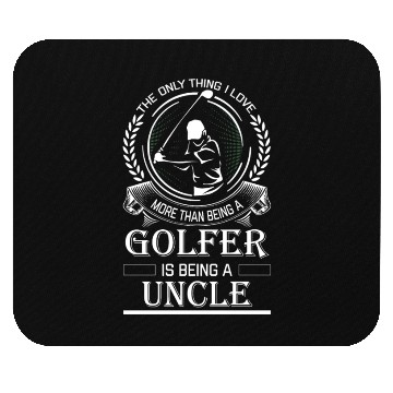 Discover Golfer Uncle Mouse Pads