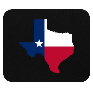 Discover Texas State Flag Map Mouse Pads