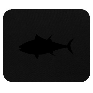 Discover Tuna Fish Silhouette Mouse Pads
