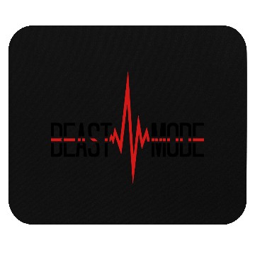 Discover pulse frequency gym beast fashion weight lifting h Mouse Pads