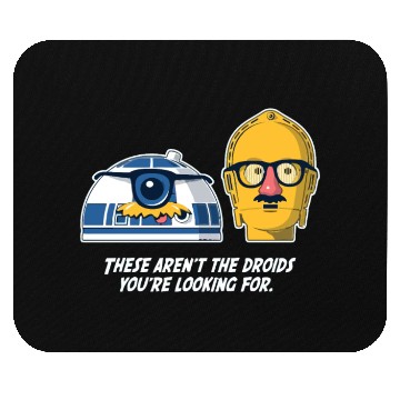 Discover Funny Star Wars droids comic Mouse Pads