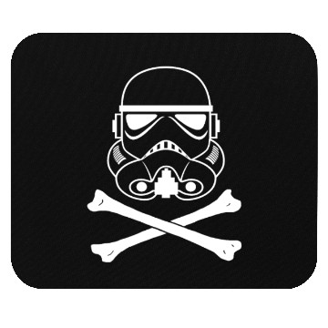 Discover Storm Trooper Skull and Bones Mouse Pads