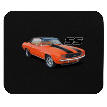 Discover 1969 Orange Camaro Mouse Pads