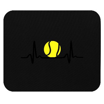 Discover Tennis ECG, Heartbeat & Tennis Ball Mouse Pads