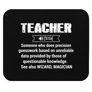 Discover Teacher - teacher define Mouse Pads