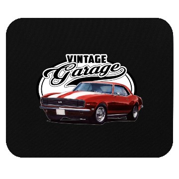 Discover Vintage Camaro Garage Mouse Pads