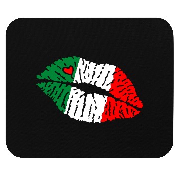 Discover Flag Kiss Lips Italia kb2 Mouse Pads
