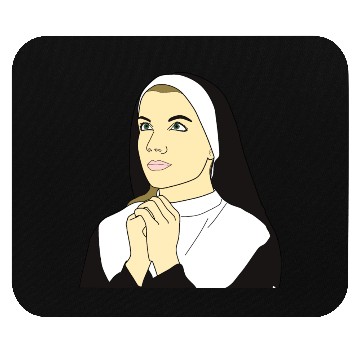 Discover Nun By Waldryano Mouse Pads