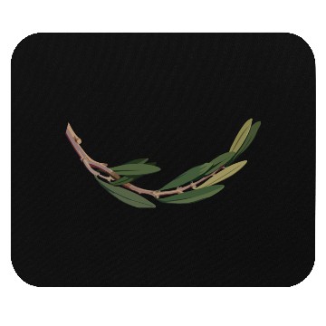 Discover Olive branch 2 Mouse Pads