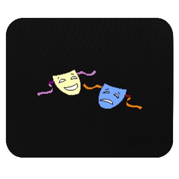 Discover Beagle Bros Comedy Tragedy Mouse Pads