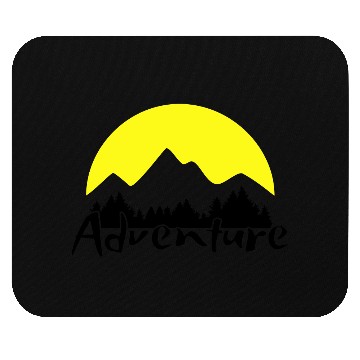 Discover Nature Adventure, Mountains and Forest Mouse Pads