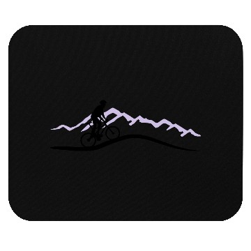 Discover Mountain biking, cycling Mouse Pads