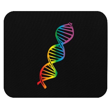 Discover LGBT Rainbow DNA, gay pride Mouse Pads