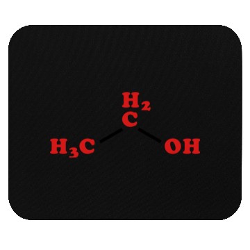 Discover Alcohol Ethanol Molecular Chemical Formula Mouse Pads