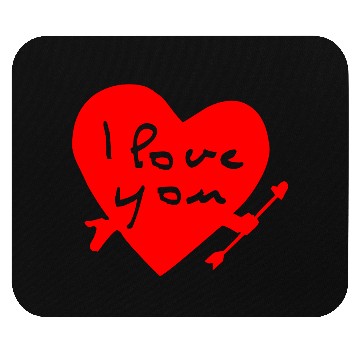 Discover I Love You Mouse Pads