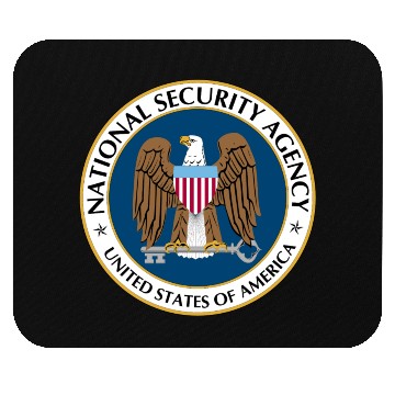 Discover National Security Agency Logo Mouse Pads
