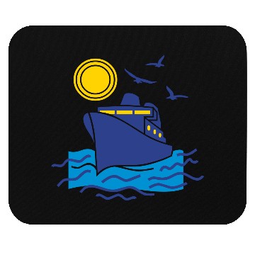 Discover sailing cruise ship Mouse Pads