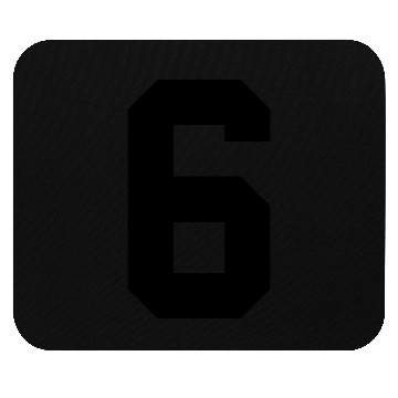 Discover numbe 6 solid Mouse Pads