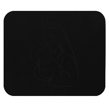 Discover Mary and baby Jesus Mouse Pads