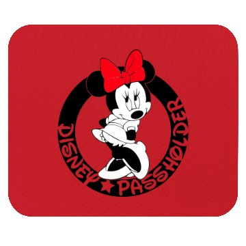 Discover Minnie Mouse Passholder Disney Graphic Mouse Pads, Disneyland Vacation