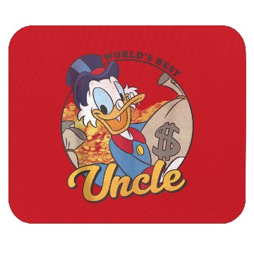 Discover Disneys Ducktales Scrooge Mcduck World's Best Uncle Mouse Pads