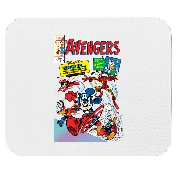 Discover Disney 100 Mickey Mouse & Friends Avengers Comics Book Retro Mouse Pads
