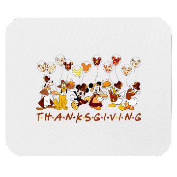 Discover Vintage Mickey And Friends Thanksgiving Mouse Pads, Disney Thanksgiving Fall Mouse Pads