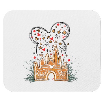 Discover Disney Gingerbread Castle Mouse Pads