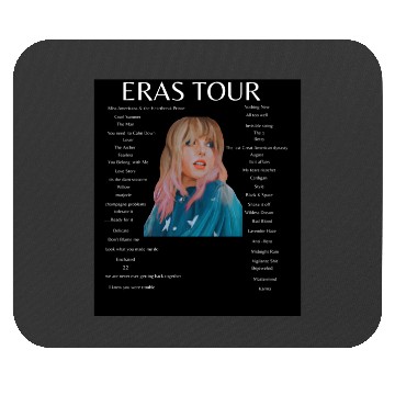 Discover Eras Tour Setlist Mouse Pads